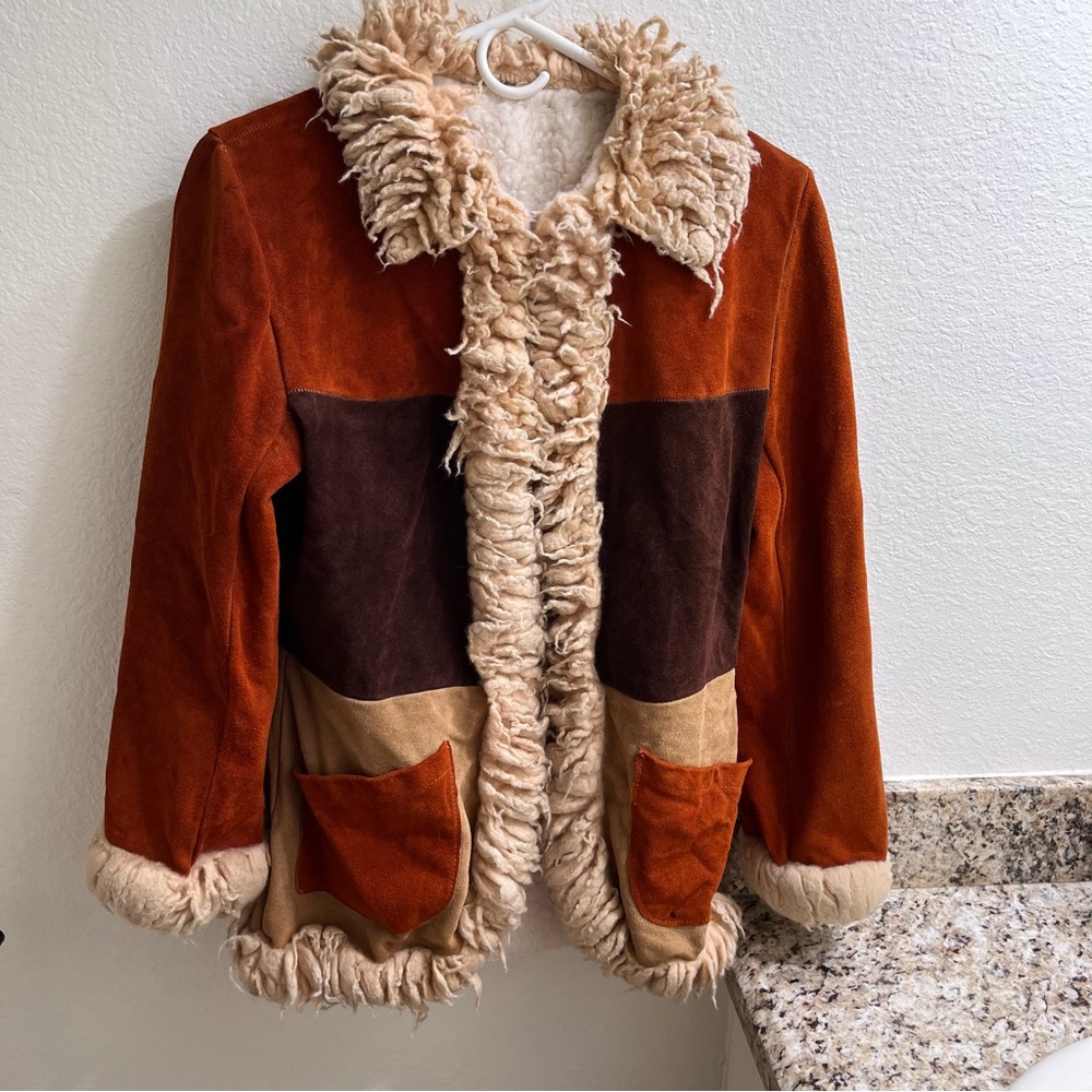 Leather Suede Fluffy Jacket